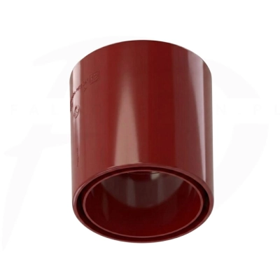 Złączka rury spustowej PVC ⌀ 90 firmy KROP kolor czerwony